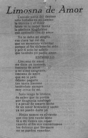 Limosna de amor