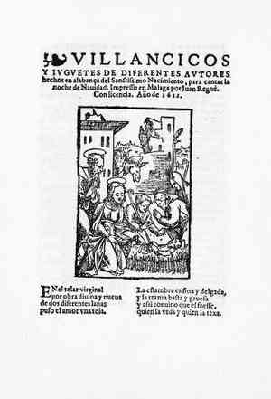 VILLANCICOS Y JUGUETES DE DIFERENTES AUTORES hechos en alabanza del Santísimo Nacimiento, para cantar la noche de Navidad