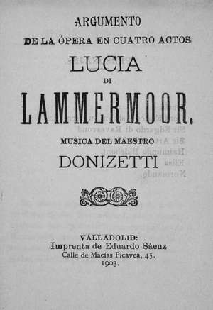 LUCÍA DI LAMMERMOOR
