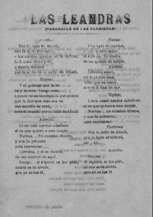 LAS LEANDRAS (PASACALLE DE LAS FLORISTAS)