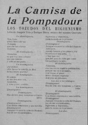 La camisa de la Pompadour LOS TOZUDOS DEL HIGIENISMO