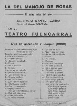 LA DEL MANOJO DE ROSAS