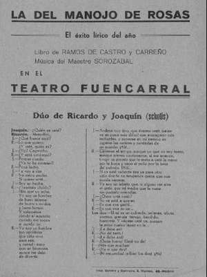 LA DEL MANOJO DE ROSAS