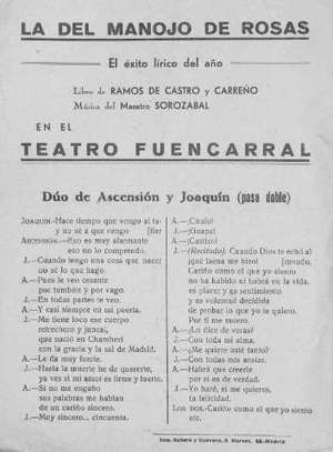 LA DEL MANOJO DE ROSAS