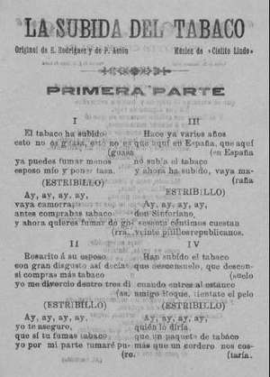 LA SUBidA DEL TABACO PRIMERA PARTE