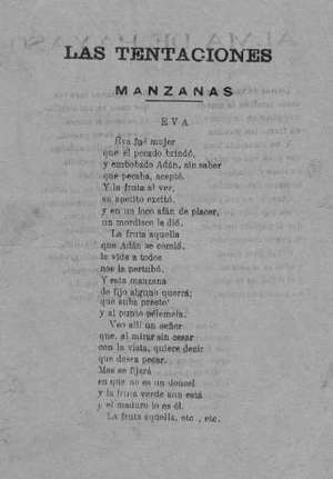 LAS TENTACIONES MANZANAS EVA