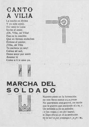CANTO A VILIA