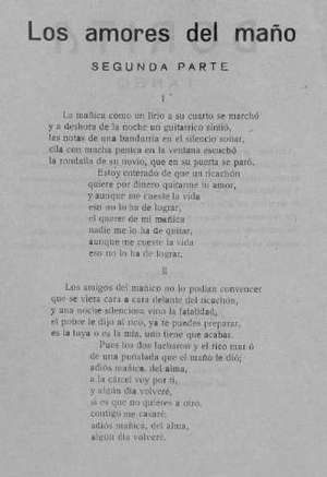 Los amores del maño SEGUNDA PARTE