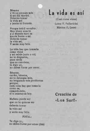 La vida es así (Cosi come viene)
