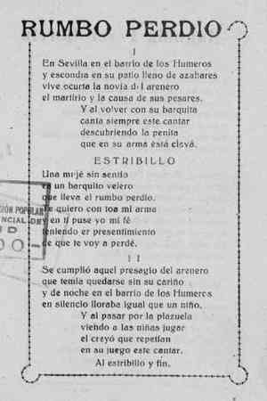 RUMBO PERDÍO