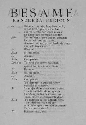 BÉSAME RANCHERA PERICÓN
