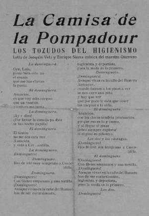 La Camisa de la Pompadour LOS TOZUDOS DEL HIGIENISMO