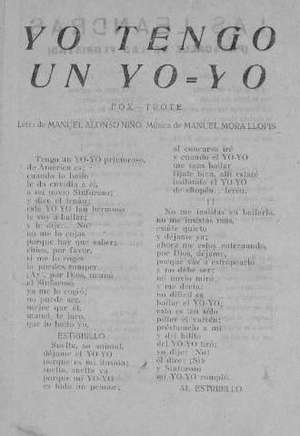 YO TENGO UN YO-YO FOX-TROTE