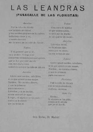 LAS LEANDRAS (PASACALLE DE LAS FLORISTAS)