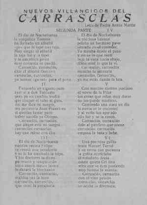 NUEVOS VILLANCICOS DEL CARRASCLÁS