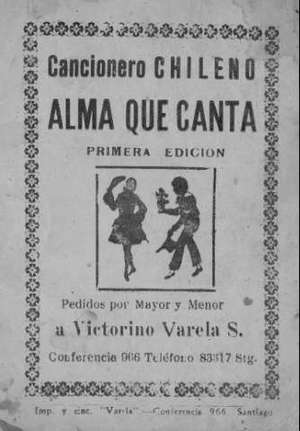 Cancionero CHILENO ALMA QUE CANTA