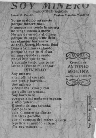 SOY MINERO PASODOBLE-MARCHA