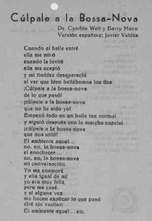 Cúlpale a la Bossa-Nova