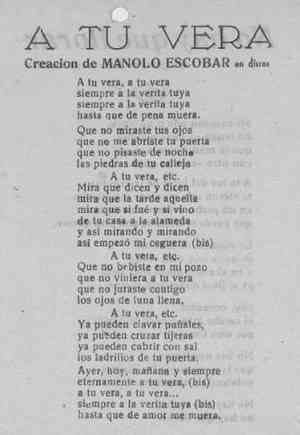 A TU VERA
