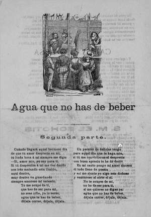 Agua que no has de beber Segunda parte