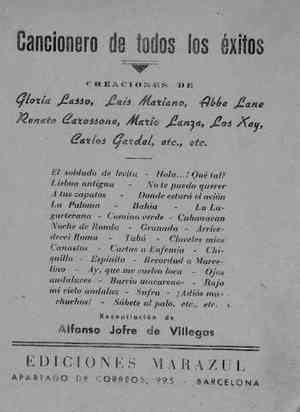 Cancionero de todos los éxitos