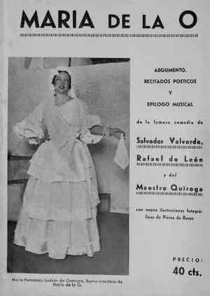 MARÍA DE LA O