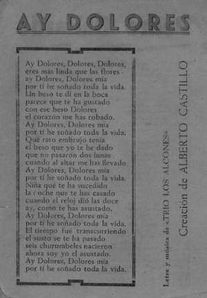 AY DOLORES