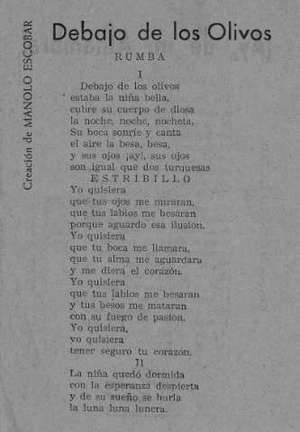 Debajo de los Olivos RUMBA