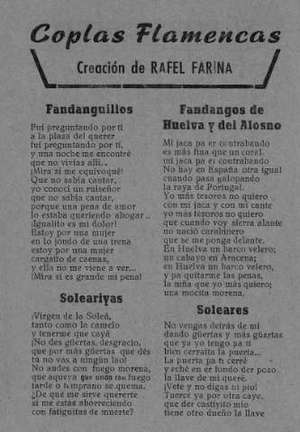 Coplas flamencas