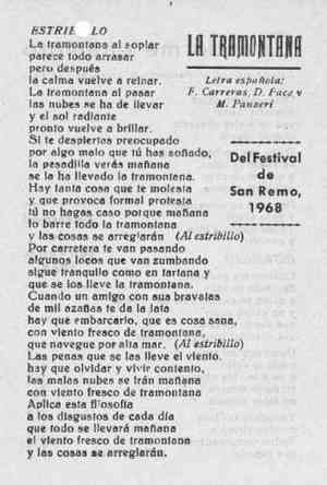 LA TRAMONTANA