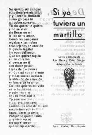 Si yo tuviera un martillo