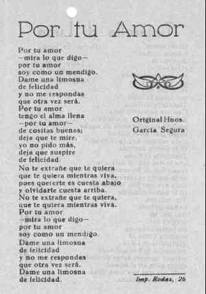 Por tu amor