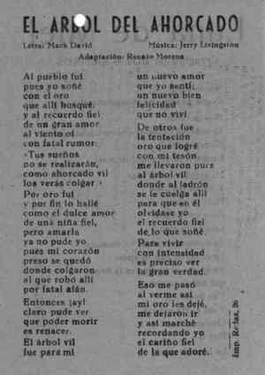 EL ÁRBOL DEL AHORCADO