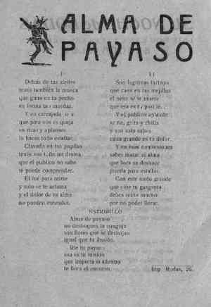 ALMA DE PAYASO