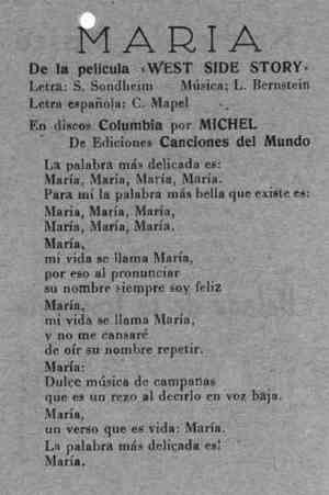 MARÍA (De la película 