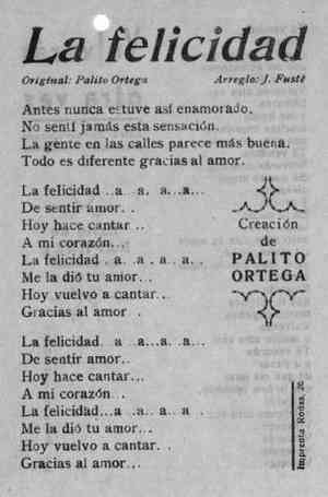 La felicidad