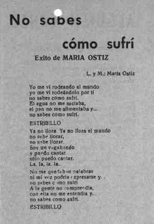 No sabes cómo sufrí