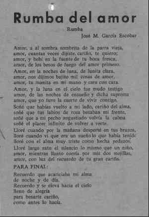 Rumba del amor Rumba