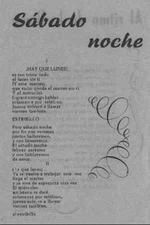 Sábado noche