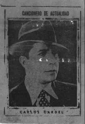 CANCIONERO DE ACTUALidAD: CARLOS GARDEL