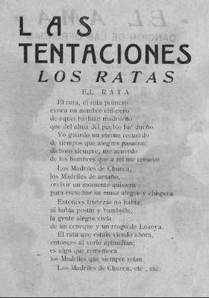 LAS TENTACIONES LOS RATAS EL RATA