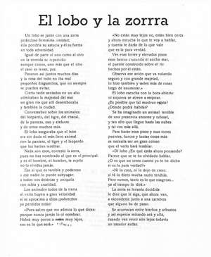 El lobo y la zorra