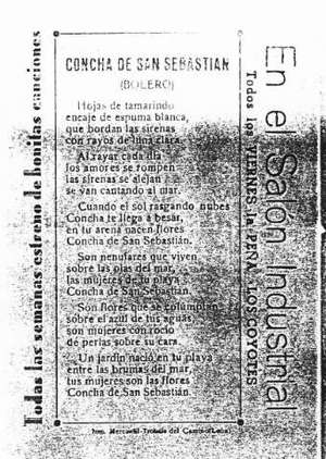CONCHA DE SAN SEBASTIÁN (BOLERO)