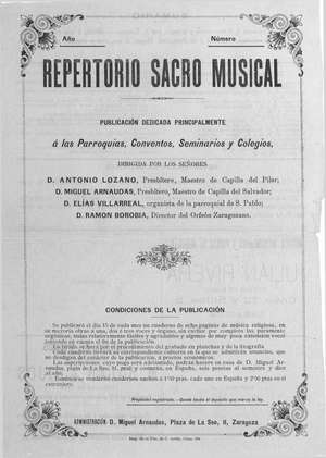 REPERTORIO SACRO-MUSICAL