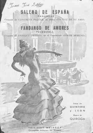 SALERO DE ESPAÑA PASACALLE / FANDANGO DE AMORES PASODOBLE