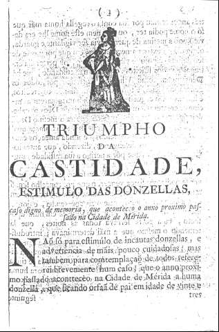 TRIUMPHO DA CASTidADE ESTÍMULO DAS DONZELLAS