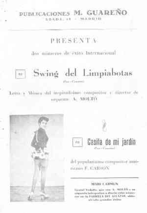Swing del limpiabotas (Fox-canción) / Casita de mi jardín (Fox-canción)
