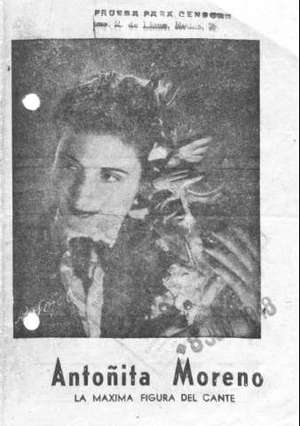 Antoñita Moreno, LA MÁXIMA FIGURA DEL CANTE