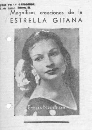 Magníficas creaciones de la ESTRELLA GITANA EMILIA ESCUDERO
