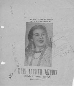 MARY CARMEN VÁZQUEZ CANZONETISTA